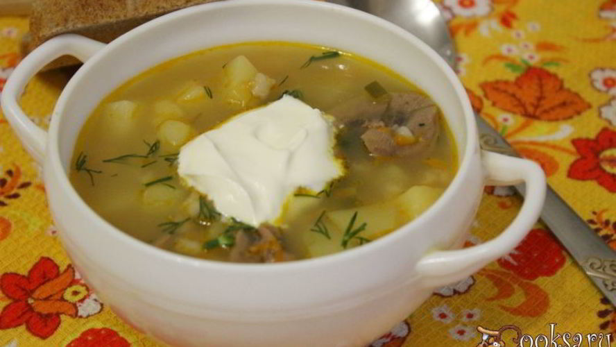 Рецепт рассольника с говяжьими почками