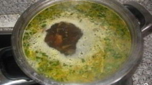 рассольник с грибами