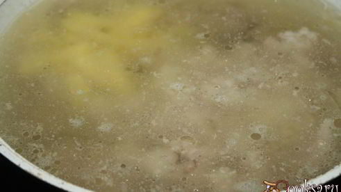 рассольник с индейкой