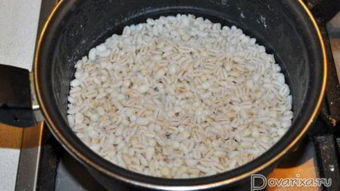 рассольник с куриными потрошками