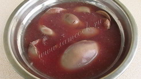 рассольник с почками