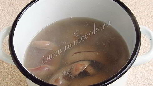 рассольник с почками