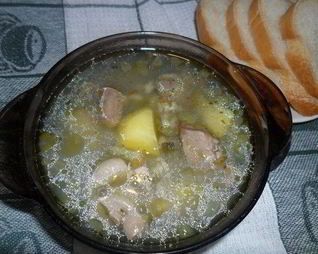 Рассольник с потрохами