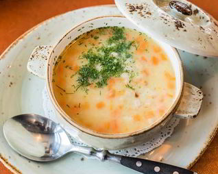 Рассольник с пшеничной заправкой