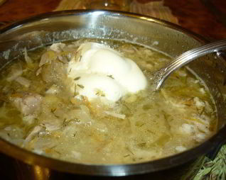 Бабушкины щи из квашеной капусты с горохом