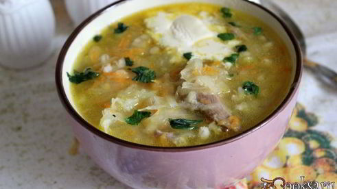 кислые щи с перловкой