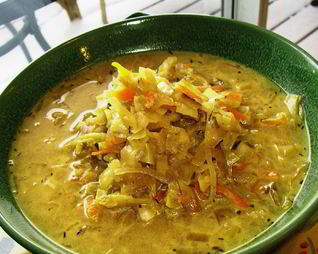 Постные кислые щи