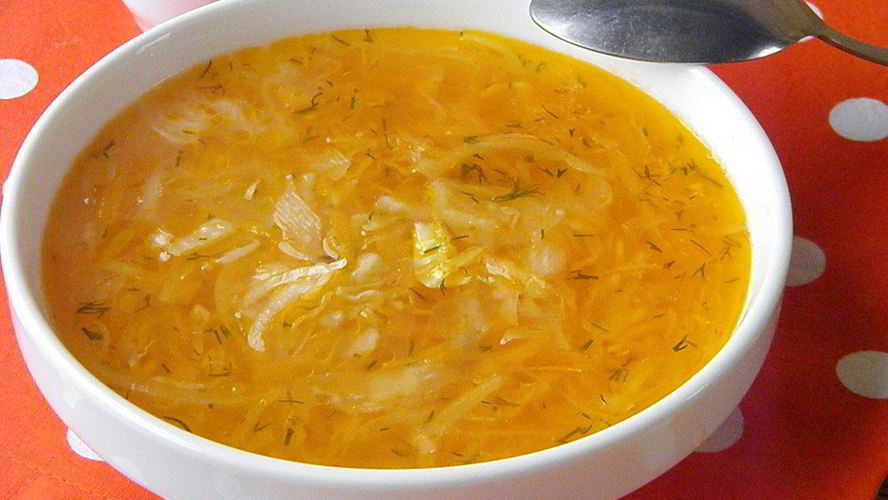 Рецепт постных щей из квашеной капусты