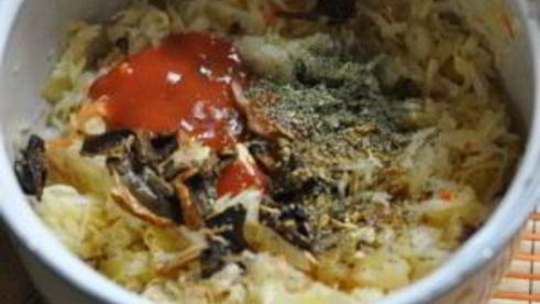 постные щи с грибами