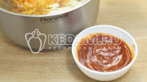 постные щи с капустой и грибами