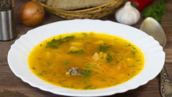 Рецепт Щей из квашеной капусты с говядиной