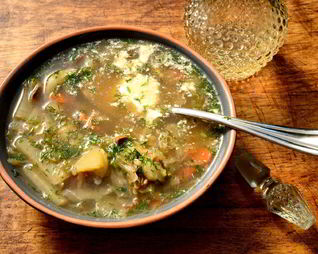 Щи из маринованной капусты