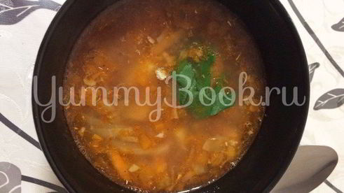 щи из рыбной консервы