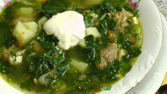 Рецепт Щей из щавеля с мясом