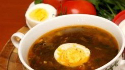 щи из щавеля со свининой