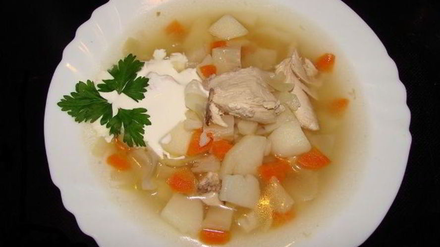 Рецепт щей из свежей капусты на курином бульоне