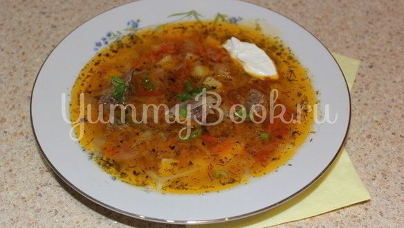 Рецепт Щей из свежей капусты с говядиной