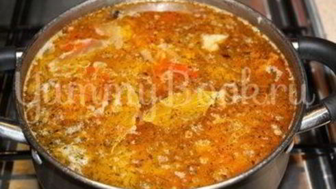 щи из свежей капусты с говядиной