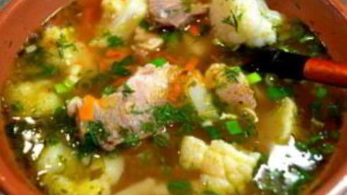 щи из цветной капусты