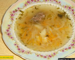 Щи кислые с говядиной