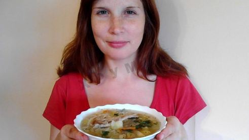 щи на курином бульоне из капусты