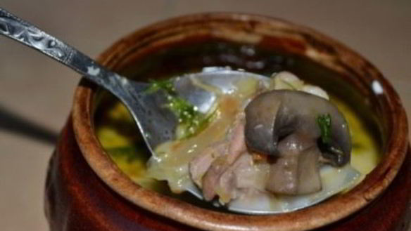 Рецепт Щей по-боярски со сметаной