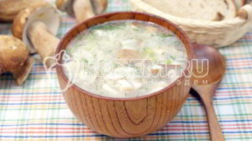 щи с грибами