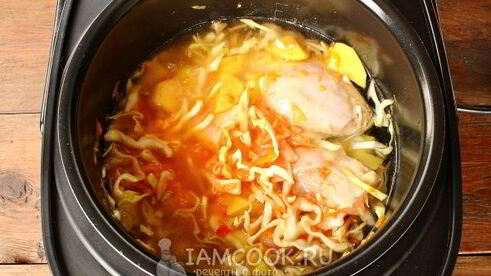 щи с курицей в мультиварке
