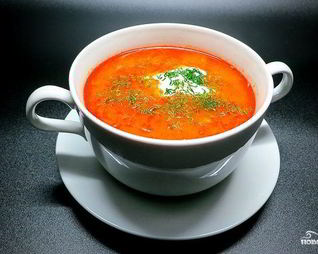 Щи с томатной пастой