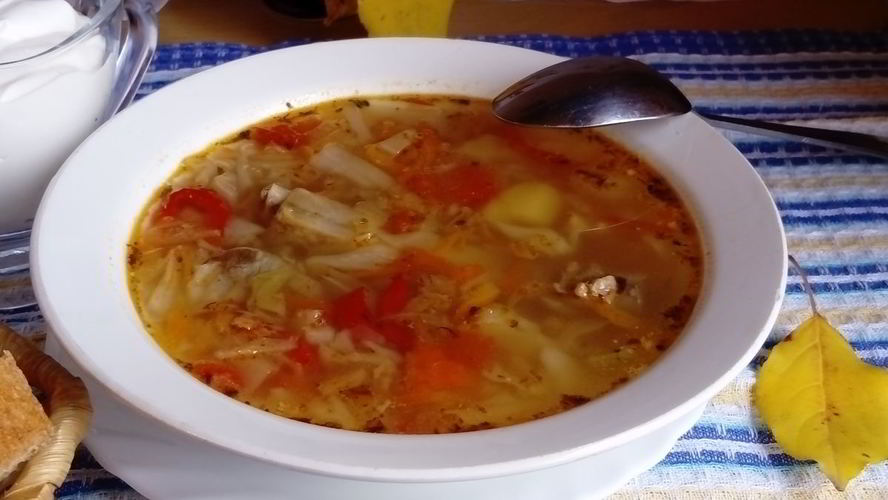 Рецепт щей со свиными ребрышками