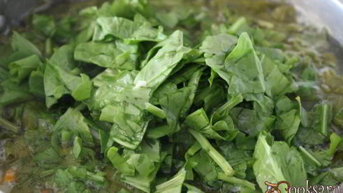 зеленые летние щи со сметаной