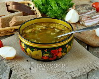 Зеленые щи из кисленицы