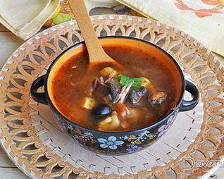 Грибная солянка