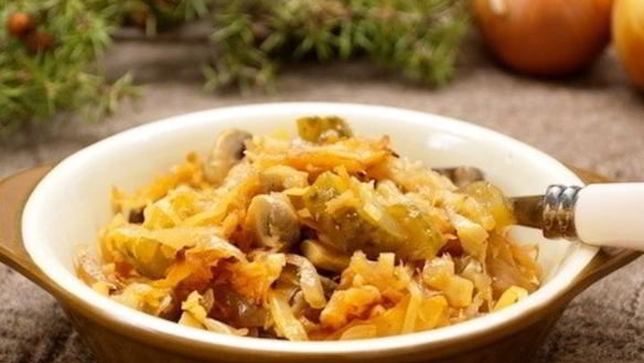 Рецепт Капустной солянки с грибами