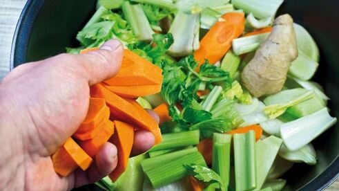 овощная солянка с грибами