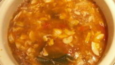 постная солянка из свежей капусты