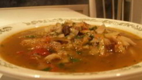 постная солянка из свежей капусты