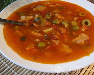 Рыбная солянка