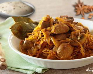 Солянка из квашеной капусты в мультиварке