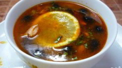 солянка из зеленых помидор