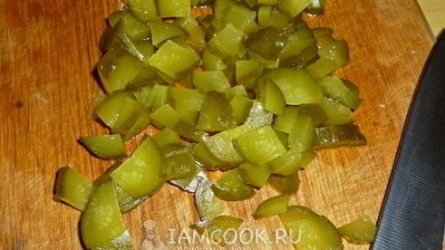 солянка овощная с маринованными подосиновиками