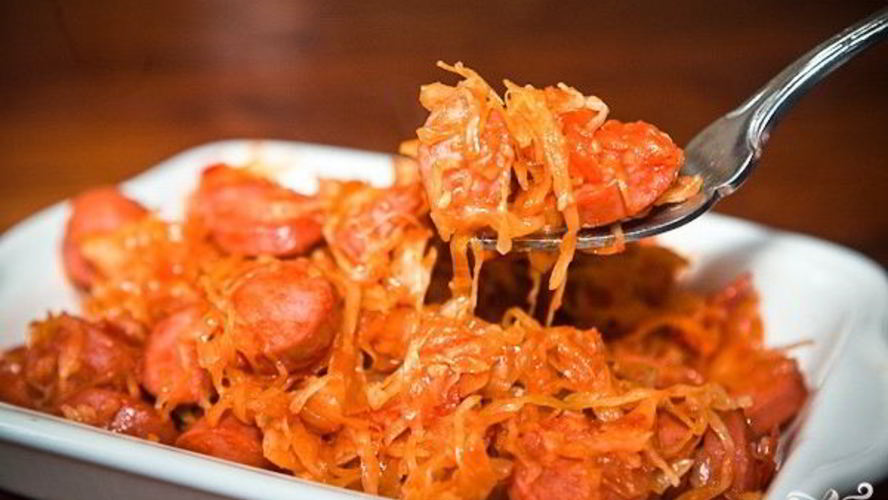 Рецепт солянки по-деревенски с сосиской