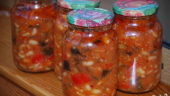 Рецепт Солянки с баклажанами