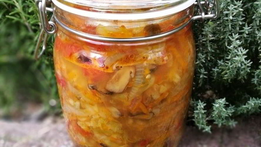 Рецепт солянки с грибами