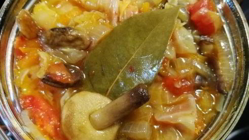 солянка с грибами