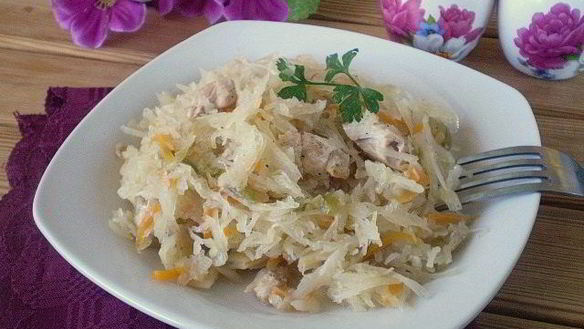 Рецепт Солянки с мясом и капустой