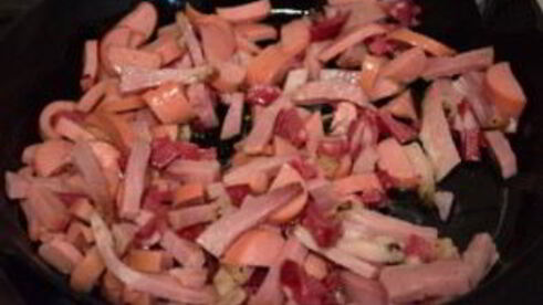 солянка с сосисками