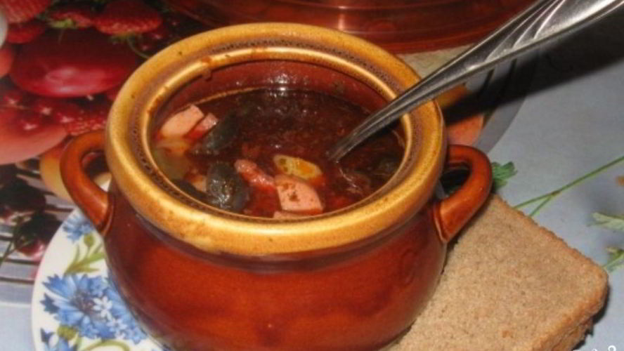 Рецепт солянки в горшочкаха