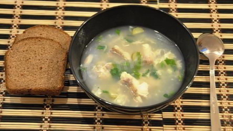Рецепт супа солянка рыбная из морской капусты с яйцом
