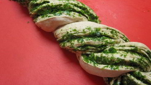 суп грибной с весенним хлебом